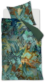 Kardol Floral Embrace Dekbedovertrek Blue Green – Bij Swiss Sense