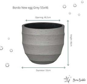 Pot Bordo New Egg Grey