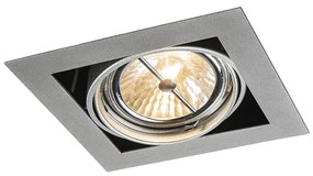 Grote Inbouwspot staal G53 111mm verstelbaar - Oneon Design, Modern QR111 / AR111 / G53 vierkant Binnenverlichting Lamp