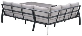 Garden Impressions Cameron lounge dining set 3-delig links - desert sand