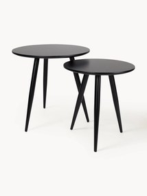 Ronde bijzettafel Colette, 2-delig