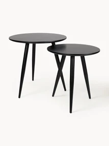 Ronde bijzettafel Colette, 2-delig