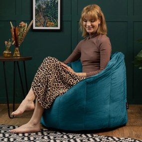 Sirena Zitzak Stoel Velvet - Blauw