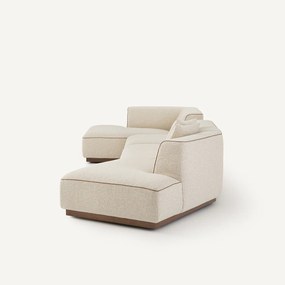 Open hoekbank links XL bouclette, JACOPO