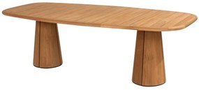 Taste by 4 Seasons Capri teak tuintafel met barrelvormig blad 240 x 110 cm      houtkleur weerbestendig