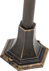 Klassieke lantaarn antiek goud - New Haven