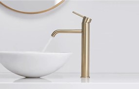 Wastafelkraan Rea Lungo Gold High