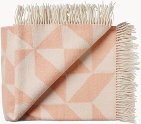 Wollen plaid Twist a Twill met franjes