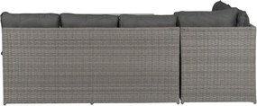 Garden Impressions Lapa lounge dining set 5-delig - grijs