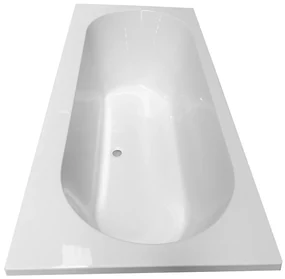 Mueller Porto Duo inbouw ligbad 180x80cm mat wit