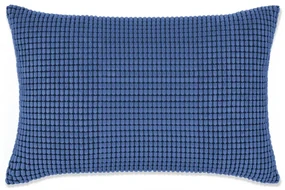 vidaXL Sierkussenset 40x60 cm velours blauw 2-delig