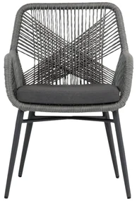 Tuinset 4 personen 180 cm Rope Grijs Lifestyle Garden Furniture Advance/Sophia