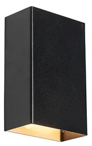 Moderne wandlamp zwart 2-lichts - Otan S