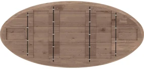 Goossens Excellent Eettafel Gs-1302, Ovaal 240 x 130 cm