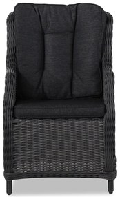 Tuinset 6 personen 220 cm Wicker Grijs Garden Collections Buckingham/Residence