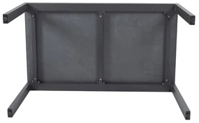 4 Seasons Outdoor Goa tafel met HPL tafelblad Slate antraciet 160 x 95 cm  Tuintafel    antraciet weerbestendig