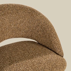 Barkruk Met Zwart Onderstel Bruin