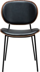 Dan-Form Clementina Design Eetkamerstoel Walnoot En Leer