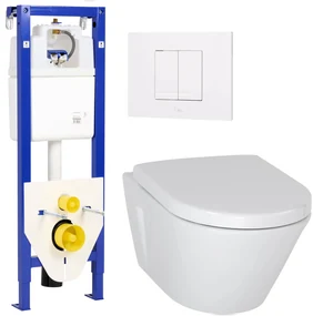 Ben Sito complete toiletset met Style wit bedieningspaneel