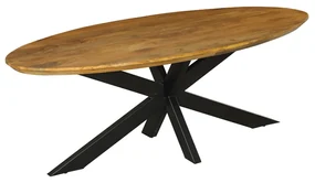 Starfurn Brandy Eetkamertafel Massief Mangohout 180 Cm - 180 X 90cm.