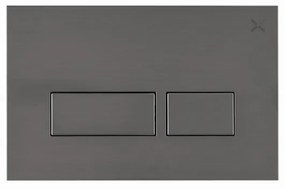 Crosswater MPRO bedieningsplaat - 23.6x15.2cm - slate (gun metal) PROFLUSHT