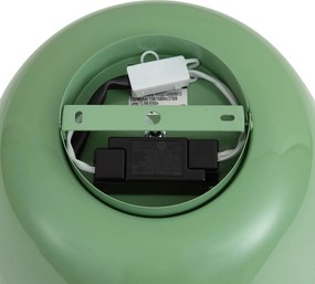 Retro plafondlamp groen met witte binnenkant incl. LED 3-staps dimbaar - Vera