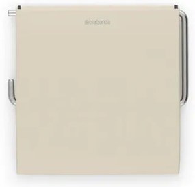 Brabantia ReNew Toiletrolhouder - met klep - zelfklevend - soft beige 223242
