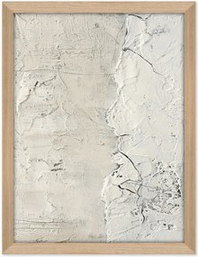 Handgeschilderd Ingelijst canvas White Surface