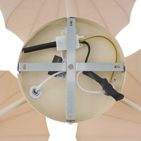 Japandi plafondlamp beige 3-lichts - Multi Bida