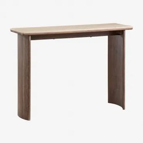 Console Van 105x35 Cm In Travertijn En Casilda Acaciahout Travertine - Sklum