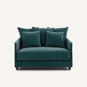 2-zits omvormbare bank van fluweel, Lazare