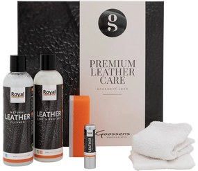 Goossens Onderhoudsmiddel Premium Leather Care Kit, Tbv afgedekt leder (texas/master/royal/oudoor)