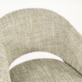 By-Boo Story Wit-frame Eetkamerstoel Groen