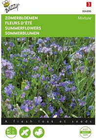 Buzzy seeds bloemenweide - Blauwe zomerbloemenzaden