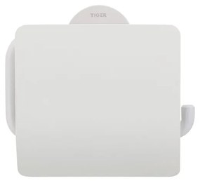 Tiger Urban Toiletrolhouder met klep Wit