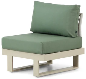 Hoek loungeset 6 personen Aluminium Taupe  Lifestyle Garden Furniture Lorenzo