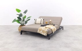 Mexico 2-persoons sunbrella ligbed - Taupe