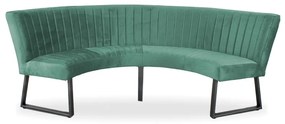 Eetkamerbank - Rondo - geschikt voor tafel 150 cm - stof Element turquoise 15