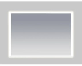 Adema Oblong spiegel 100x70cm verlichting defect met spiegelverwarming en touch-schakelaar OUTLETSTORE NAL002-A-100x70