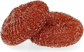 Schuurwol, koper, 2 stuks, Ø10,5 x 3,5 cm