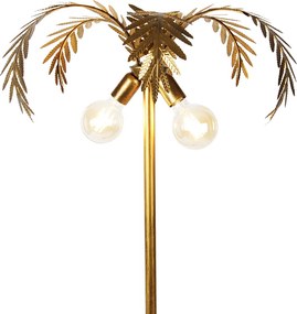 Smart vloerlamp goud 156cm incl. 2 Wifi G95 - Botanica