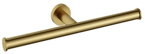 Hotbath &More dubbele toiletrolhouder geborsteld messing PVD