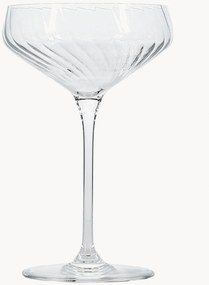 Kristallen champagneglazen Robi, 4-delig