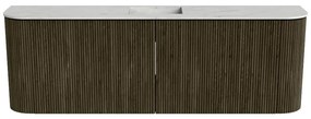 Mondiaz Joya DLux 125cm toiletmeubel ronding links/rechts shadow met wastafel faye midden zonder kraangat opalo