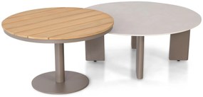 Loungeset tuin 6 personen Aluminium Taupe  Santika Furniture Santika