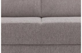 Goossens Basic Hoekbank Helsinki Incl. Hoofdsteun bruin, stof, 2-zits, modern design met ligelement links