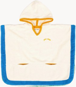 Katoenen kinderponcho Multi Ecru