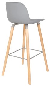 Zuiver Albert Kuip Extra Hoge Barkruk Lichtgrijs