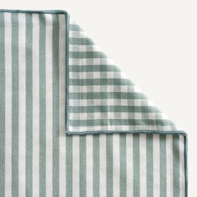 Set van 2 placemats, 30% gerecycled katoen, geweven-geverfd, Soizic