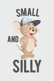 Kunstafdruk Tom en Jerry - Small and silly, (26.7 x 40 cm)